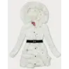 Jacheta ecru de iarnă Fluffy (2M-007)