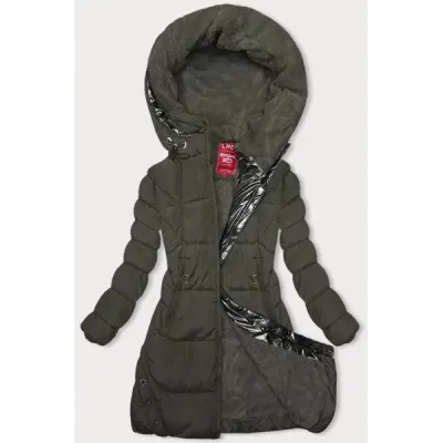 Jacheta de iarna cu gluga kaki (2M-231)