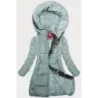 Jacheta de iarna cu capota menta (2M-231)