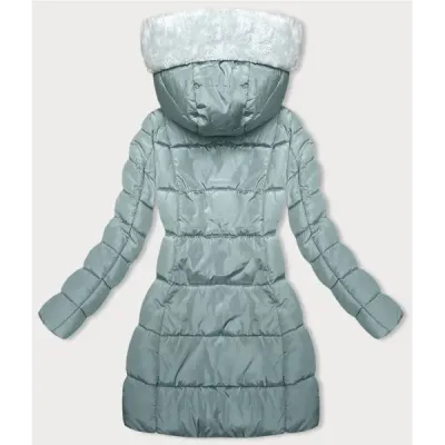 Jacheta de iarna cu capota menta (2M-231)