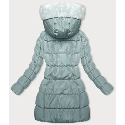 Jacheta de iarna cu capota menta (2M-231)