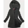 Sacou negru de iarnă (2M-023)
