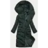 Jacheta lungă de iarnă verde închis (2M-033)