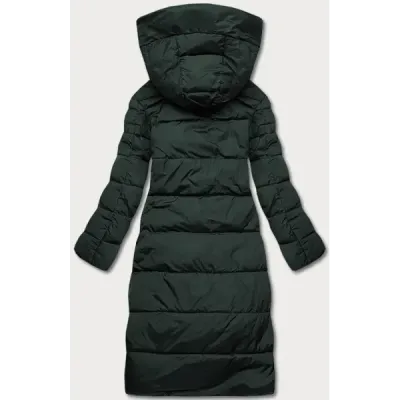 Jacheta lungă de iarnă verde închis (2M-033)