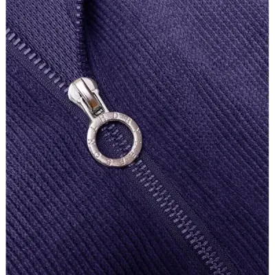 Rochie în dungi cu scripete decorative de prune (AMG-345A)