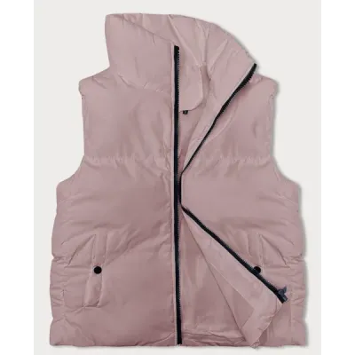 Vestă pentru femei Fluffy cu picior roz (5M3150-46)