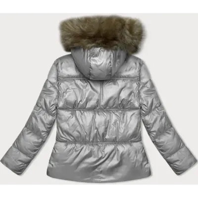Sacou de moda pentru femei bauble gri S'west (B8190-9)