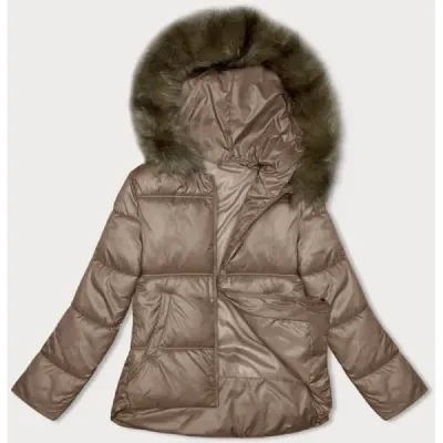 Femeii sacou bomba caramel moda S'west (B8190-101)
