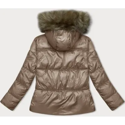 Femeii sacou bomba caramel moda S'west (B8190-101)