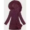 Jacheta de iarna a femeilor murate cu gluga LHD (2M-057)
