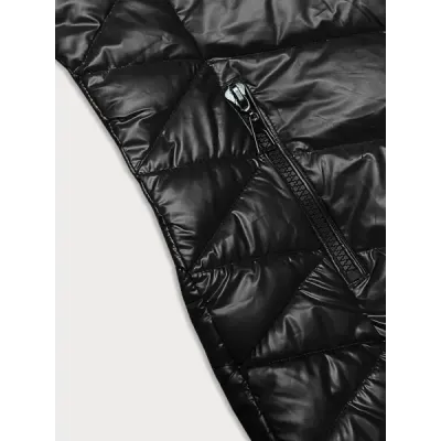 Jacheta de iarnă roz J Stil negru (16M9100-392)
