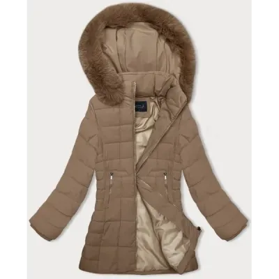 Jacheta de iarnă murată J Stil bej (16M9119-62)