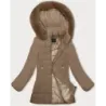 Jacheta de iarnă murată J Stil bej (16M9119-62)