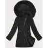 Jacheta pentru femei cu glugă J Stil negru (16M9121-392)
