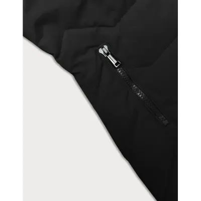 Jacheta pentru femei cu glugă J Stil negru (16M9121-392)