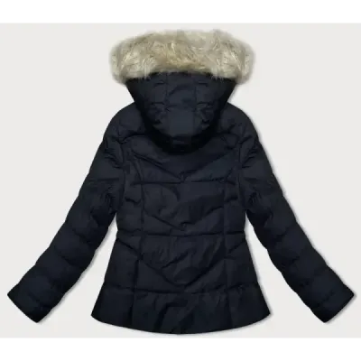 Jacheta scurtă de iarnă a femeilor, J Stil negru (5M3153-392)