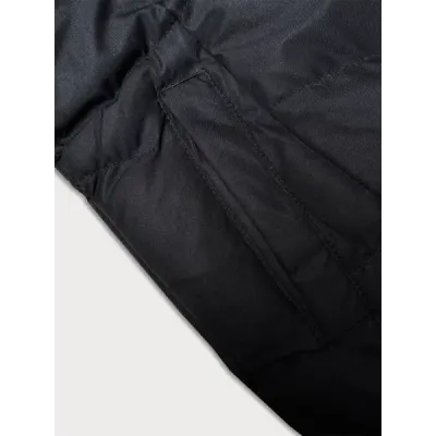 Jacheta scurtă de iarnă a femeilor, J Stil negru (5M3153-392)