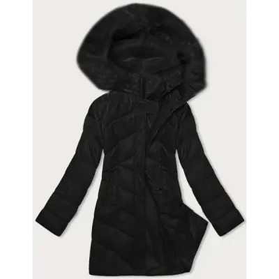 Jacheta de iarna cu gluga neagra (H-898-01)