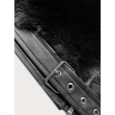 Jacheta scurta pentru femei J Stil negru (11Z8080)