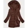 Geaca asimetrică de cărămidă de femeie (2M-21113)