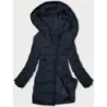 Jachetă asimetrică pentru femei din marină (2M-21113)
