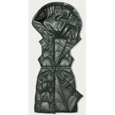 Vestă de glugă kaki ponderată (B8173-11)