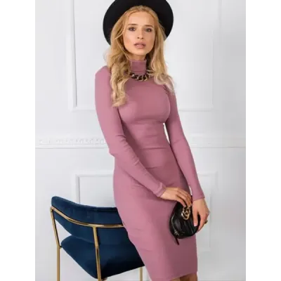 Rochie meci în dungi cu golf Rue Paris trandafiri murdari (5133-35)