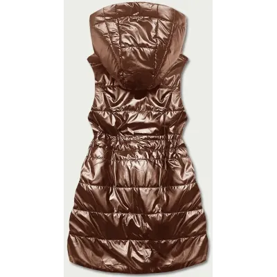 Vestă lucioasă cu caramel (B8131-14)