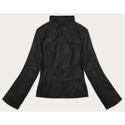 Jacheta din piele ecologică pentru femei cu Style J (11Z8131)