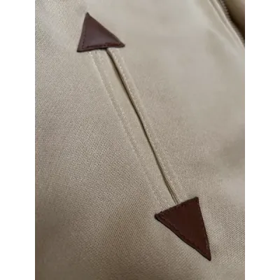 Tricou bej bej pentru femei, descheiat (2311)
