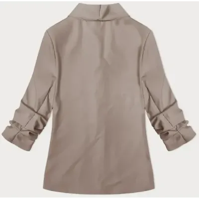 Jacheta subtire cu maneci de mocca (22-356)