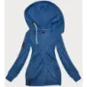 Tricou pentru femei descheiat cu coaste albuș (2306)