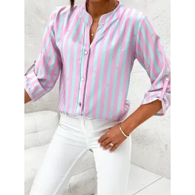 Tricou albastru- roz (739)