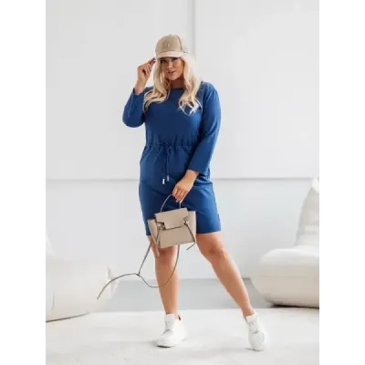 Rochie de bumbac cu trot marin (719)
