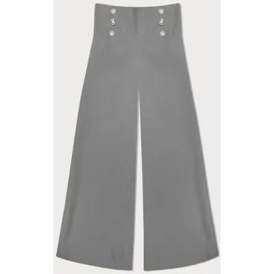 Pantaloni de damă gri eleganti (33575)