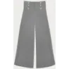Pantaloni de damă gri eleganti (33575)