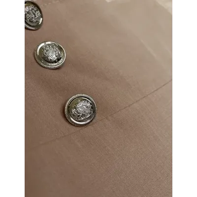 Pantaloni eleganti caramel larg (33575)