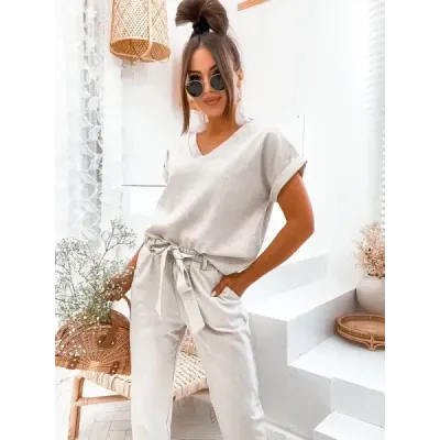 Set cu lenjerie bej (751)