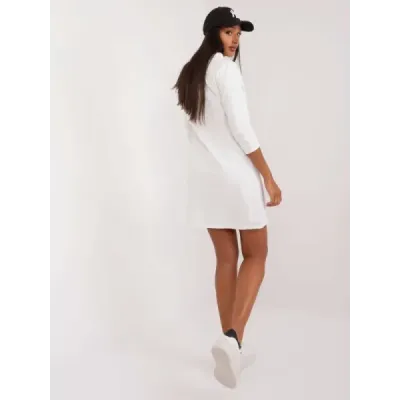 Rochie mini ecru (9070)