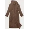 Femeii oversize palton maro (5M3177-502)