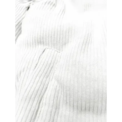 Jacheta pentru femei Corduroy cu stil J high-end alb (5M3230-281)
