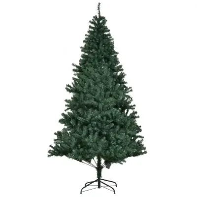 Brad artificial cu lanturi de lumina LED Christbaum iluminat 210cm