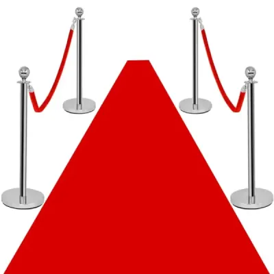 Costway 4 x sistem de control al pasagerilor Delimitare stand 2 cordon