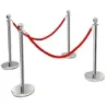 Costway 4 x sistem de control al pasagerilor Delimitare stand 2 cordon