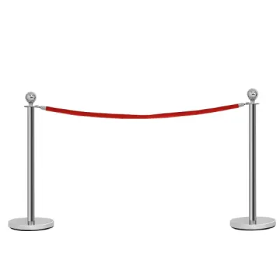 Costway 4 x sistem de control al pasagerilor Delimitare stand 2 cordon