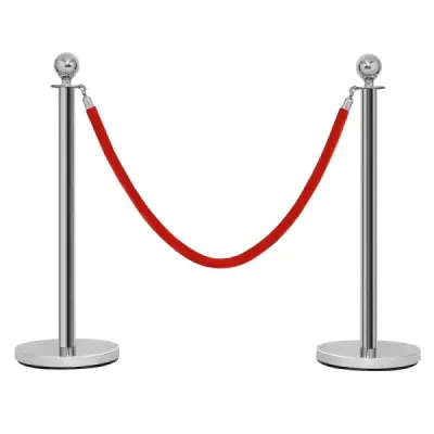 Costway 4 x sistem de control al pasagerilor Delimitare stand 2 cordon