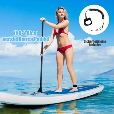 Paddleboard Set Paddleboard Nafukovací Surfboard albastru 305 x 76 x 15 cm