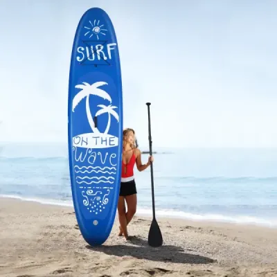 Costway SUP Board Aufblasbar Stand up Board Paddelboard Navy-M