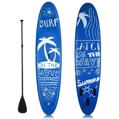Costway SUP Board Aufblasbar Stand up Board Paddelboard Navy-M