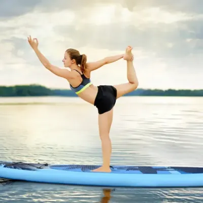 Costway SUP Board Aufblasbar Stand up Board Paddelboard Blau-S